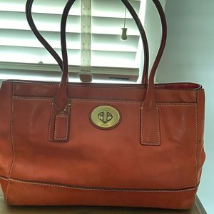 Vintage Coach Red Bag